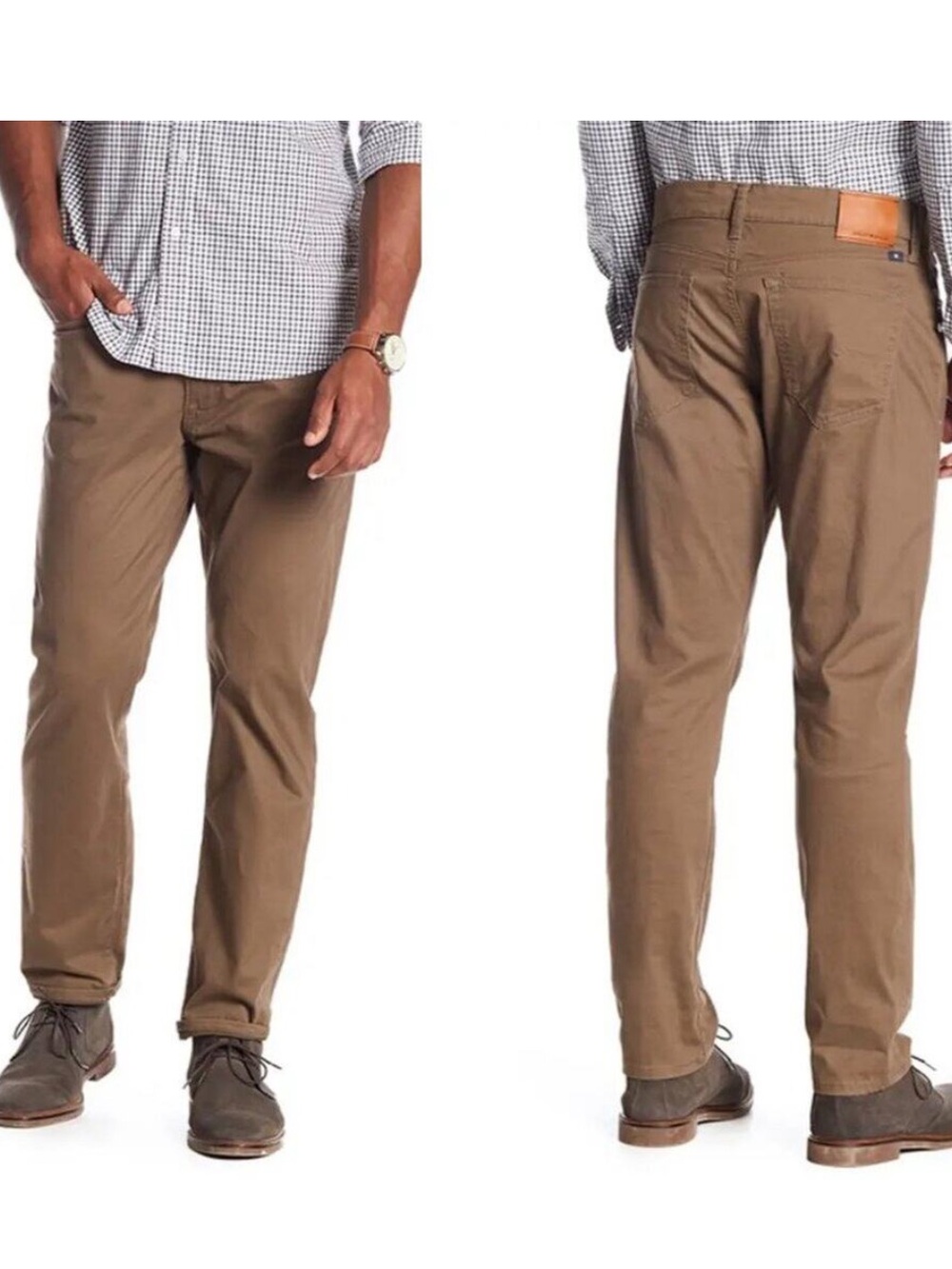 ​Lucky Brand Men's 121 Slim Straight Leg Khakis Size 29x32 Tan Casual Pants